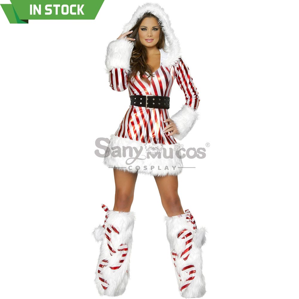 【In Stock】Christmas Cosplay Christmas Disco Dress Costume Costumes