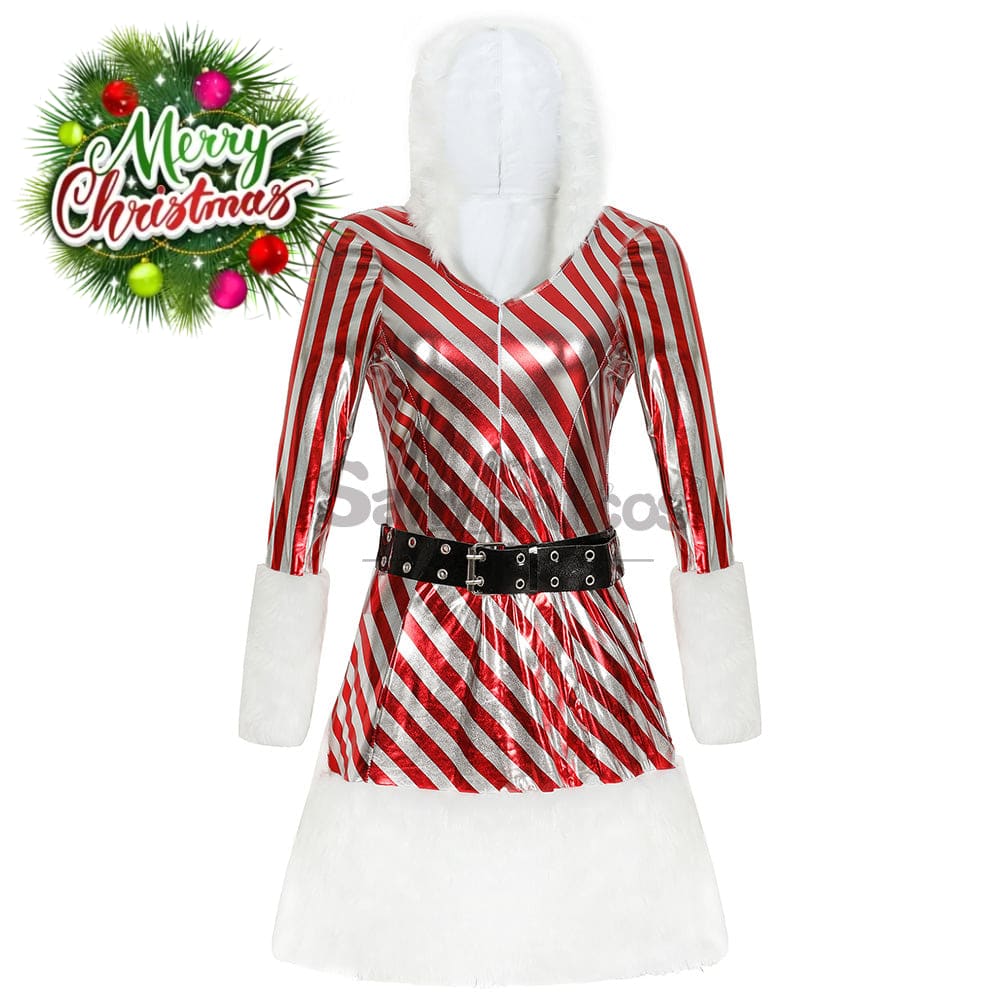 【In Stock】Christmas Cosplay Christmas Disco Dress Costume Costumes