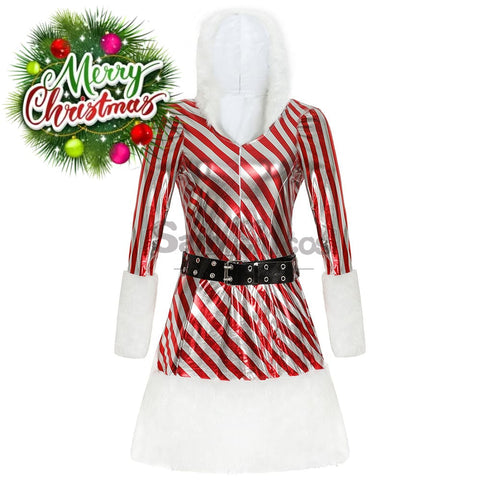 【In Stock】Christmas Cosplay Christmas Disco Dress Costume Costumes