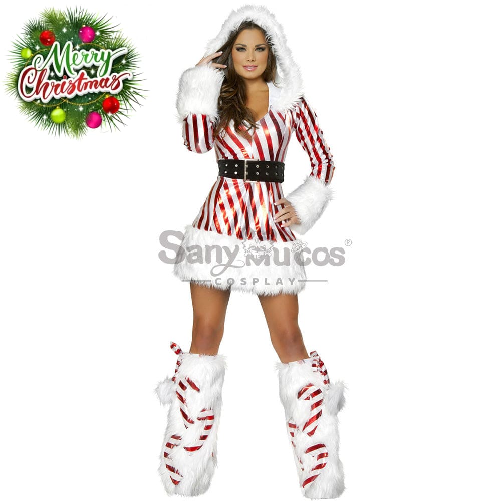【In Stock】Christmas Cosplay Christmas Disco Dress Costume Costumes