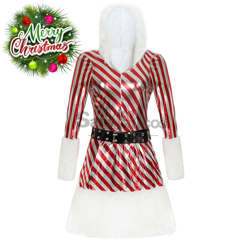【In Stock】Christmas Cosplay Christmas Disco Dress Costume Costumes