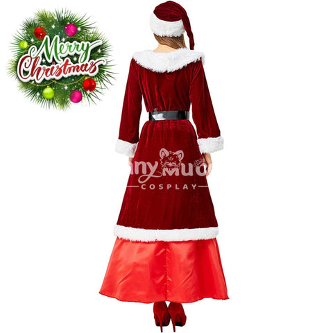 【In Stock】Christmas Cosplay Christmas Dress Costume Retro Edition Costumes