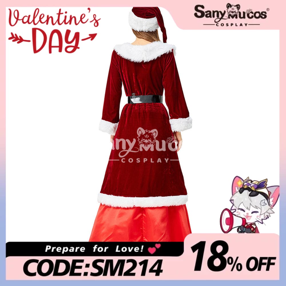 【In Stock】Christmas Cosplay Christmas Dress Costume Retro Edition Costumes