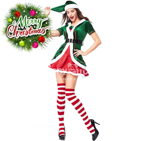 【In Stock】Christmas Cosplay Christmas Elf Costume First Edition Costumes