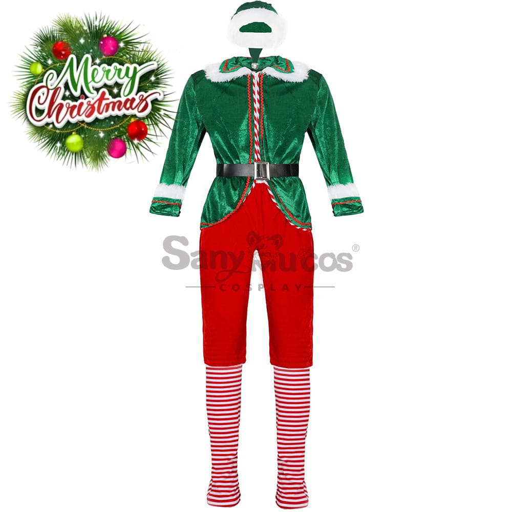 【In Stock】Christmas Cosplay Christmas Elf Costume Red Pants Edition Costumes