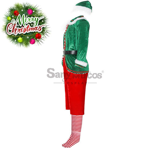 【In Stock】Christmas Cosplay Christmas Elf Costume Red Pants Edition Costumes