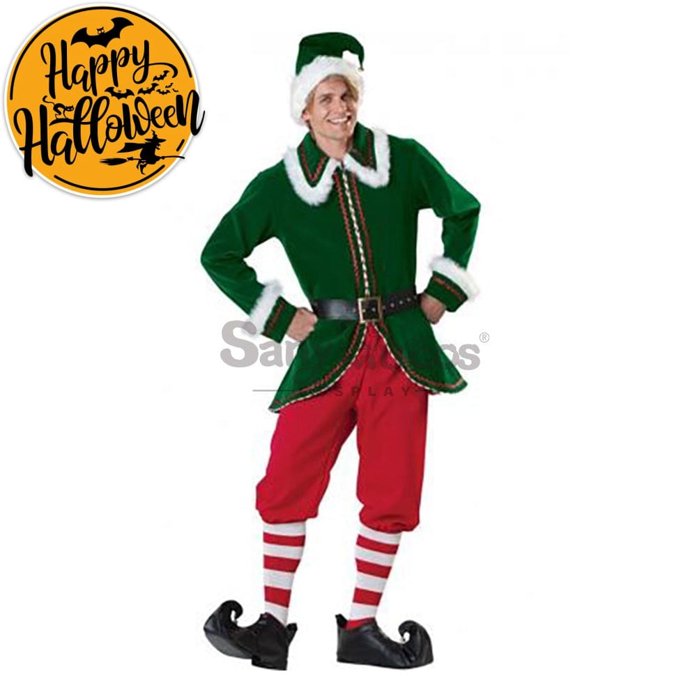 【In Stock】Christmas Cosplay Christmas Elf Costume Red Pants Edition Costumes