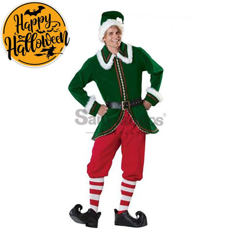 【In Stock】Christmas Cosplay Christmas Elf Costume Red Pants Edition Costumes
