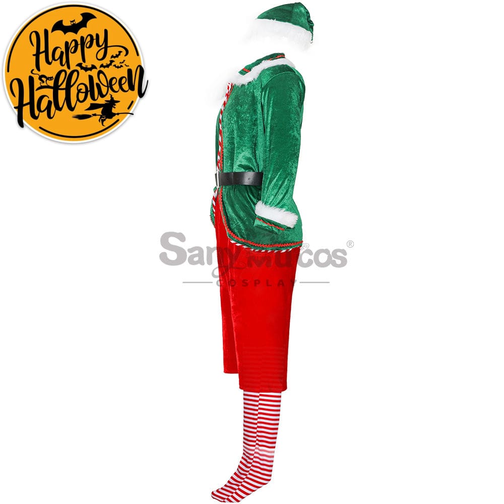 【In Stock】Christmas Cosplay Christmas Elf Costume Red Pants Edition Costumes