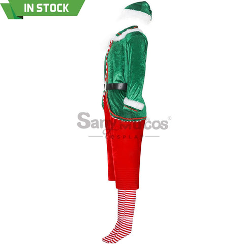 【In Stock】Christmas Cosplay Christmas Elf Costume Red Pants Edition Costumes