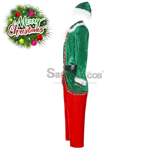 【In Stock】Christmas Cosplay Christmas Elf Costume Red Pants Edition Costumes