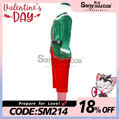 【In Stock】Christmas Cosplay Christmas Elf Costume Red Pants Edition Costumes