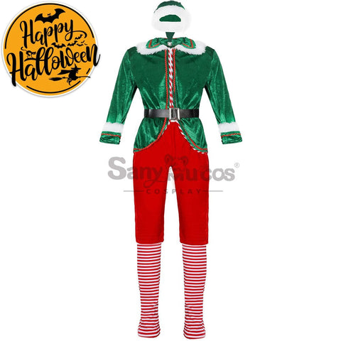 【In Stock】Christmas Cosplay Christmas Elf Costume Red Pants Edition Costumes