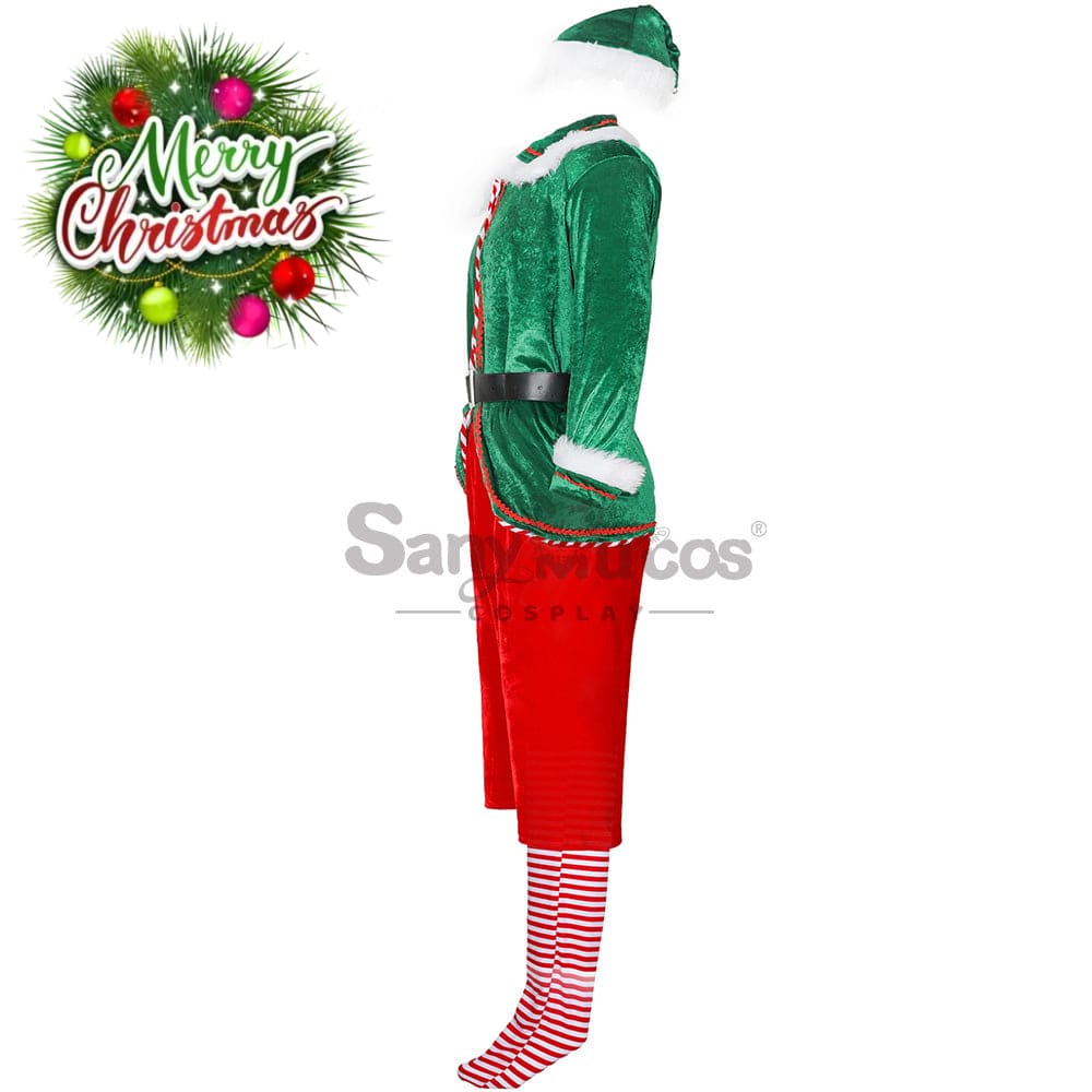 【In Stock】Christmas Cosplay Christmas Elf Costume Red Pants Edition Costumes