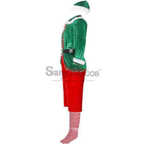 【In Stock】Christmas Cosplay Christmas Elf Costume Red Pants Edition Costumes