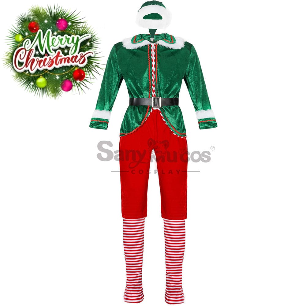 【In Stock】Christmas Cosplay Christmas Elf Costume Red Pants Edition Costumes