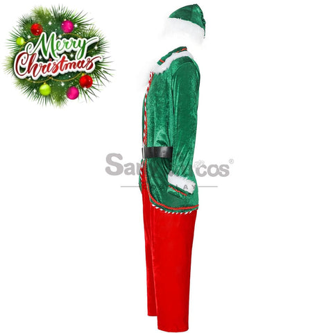 【In Stock】Christmas Cosplay Christmas Elf Costume Red Pants Edition Costumes
