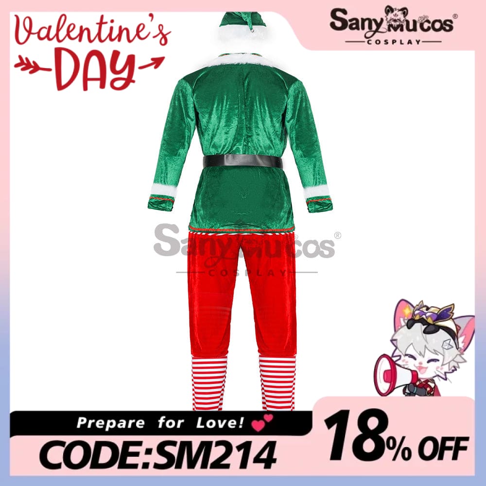 【In Stock】Christmas Cosplay Christmas Elf Costume Red Pants Edition Costumes