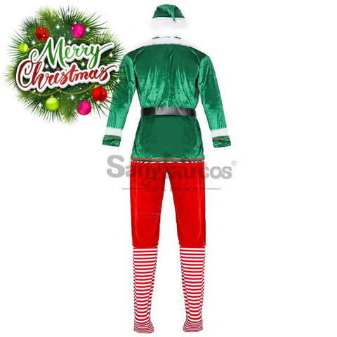 【In Stock】Christmas Cosplay Christmas Elf Costume Red Pants Edition Costumes