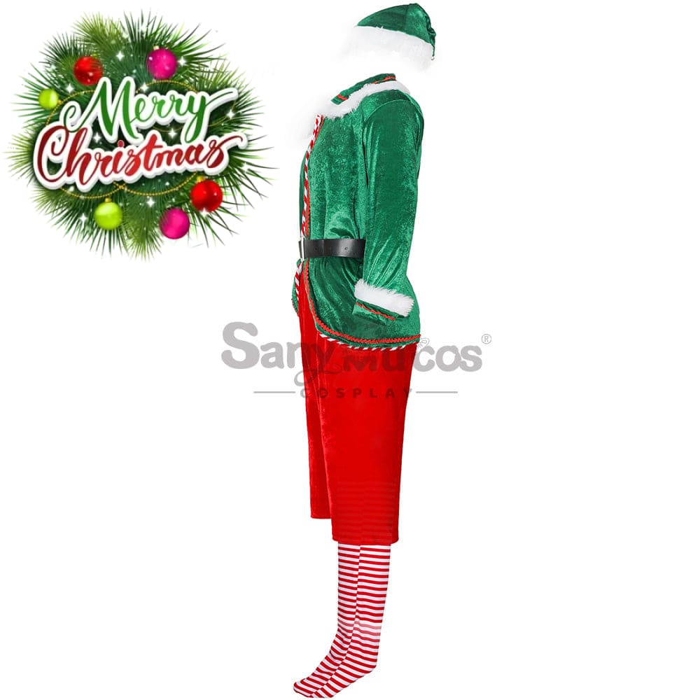 【In Stock】Christmas Cosplay Christmas Elf Costume Red Pants Edition Costumes