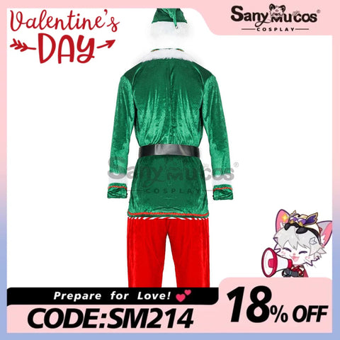 【In Stock】Christmas Cosplay Christmas Elf Costume Red Pants Edition Costumes