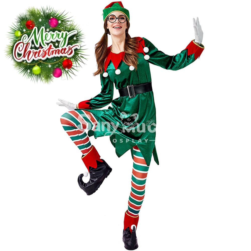 【In Stock】Christmas Cosplay Christmas Elf Costume Second Edition Costumes