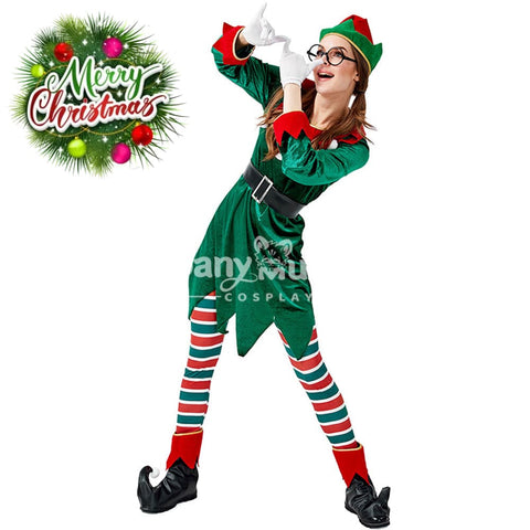 【In Stock】Christmas Cosplay Christmas Elf Costume Second Edition Costumes