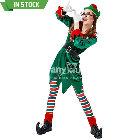 【In Stock】Christmas Cosplay Christmas Elf Costume Second Edition Costumes