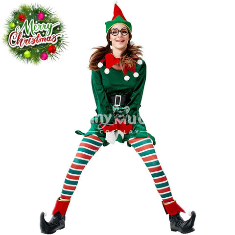 【In Stock】Christmas Cosplay Christmas Elf Costume Second Edition Costumes