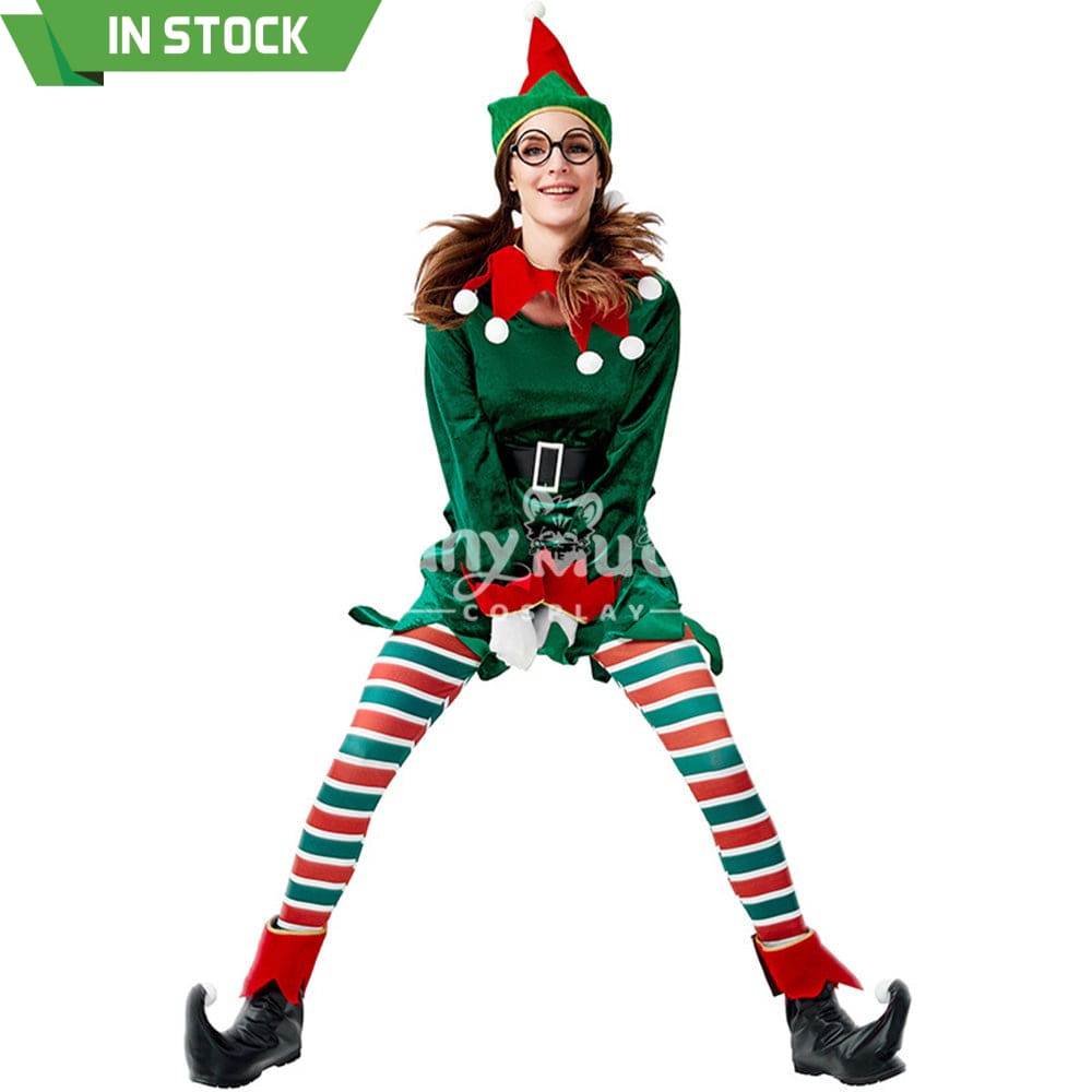 【In Stock】Christmas Cosplay Christmas Elf Costume Second Edition Costumes