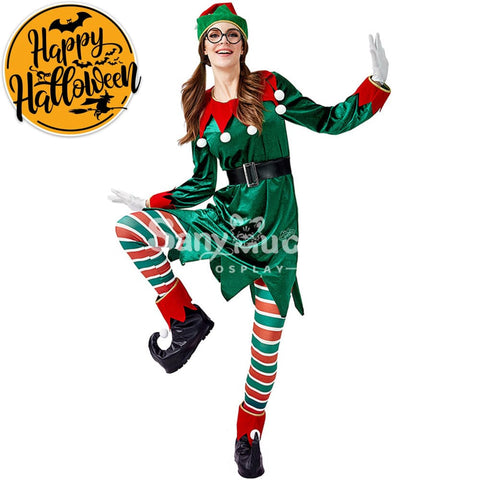 【In Stock】Christmas Cosplay Christmas Elf Costume Second Edition Costumes