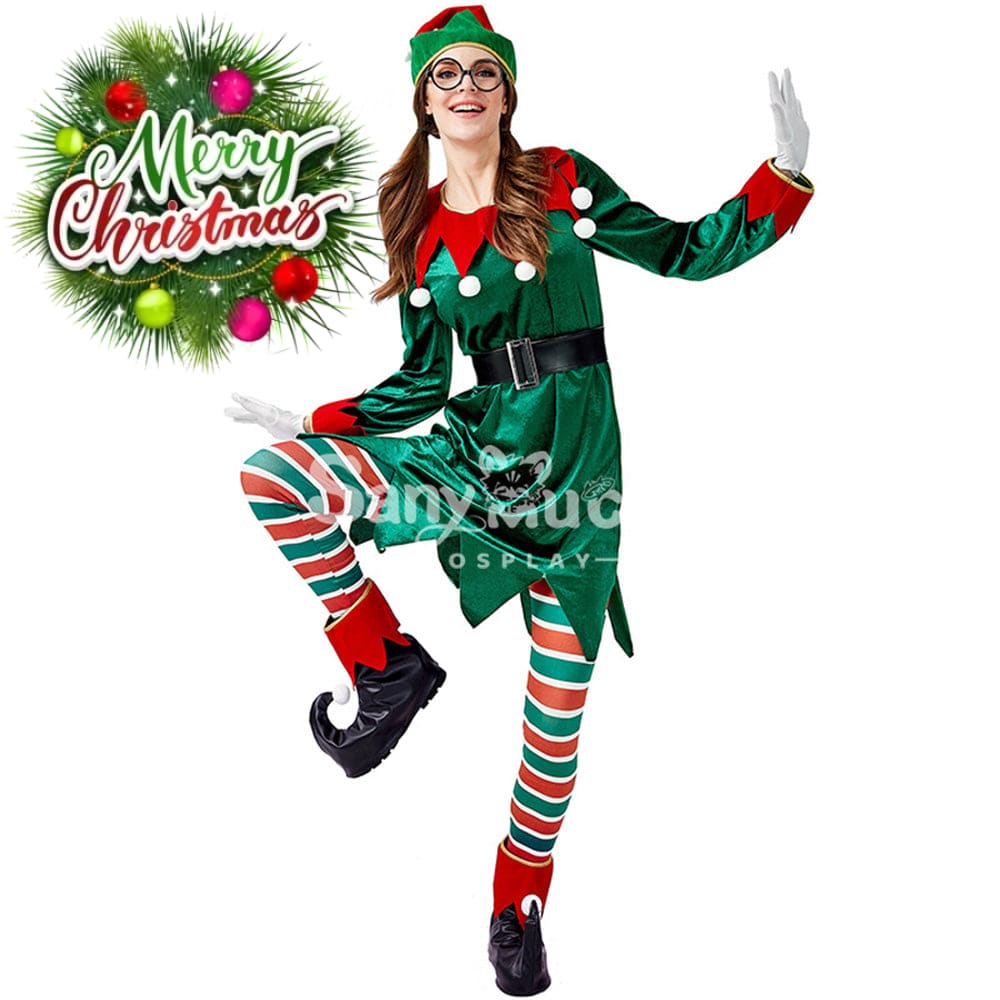 【In Stock】Christmas Cosplay Christmas Elf Costume Second Edition Costumes