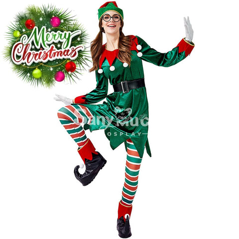 【In Stock】Christmas Cosplay Christmas Elf Costume Second Edition Costumes