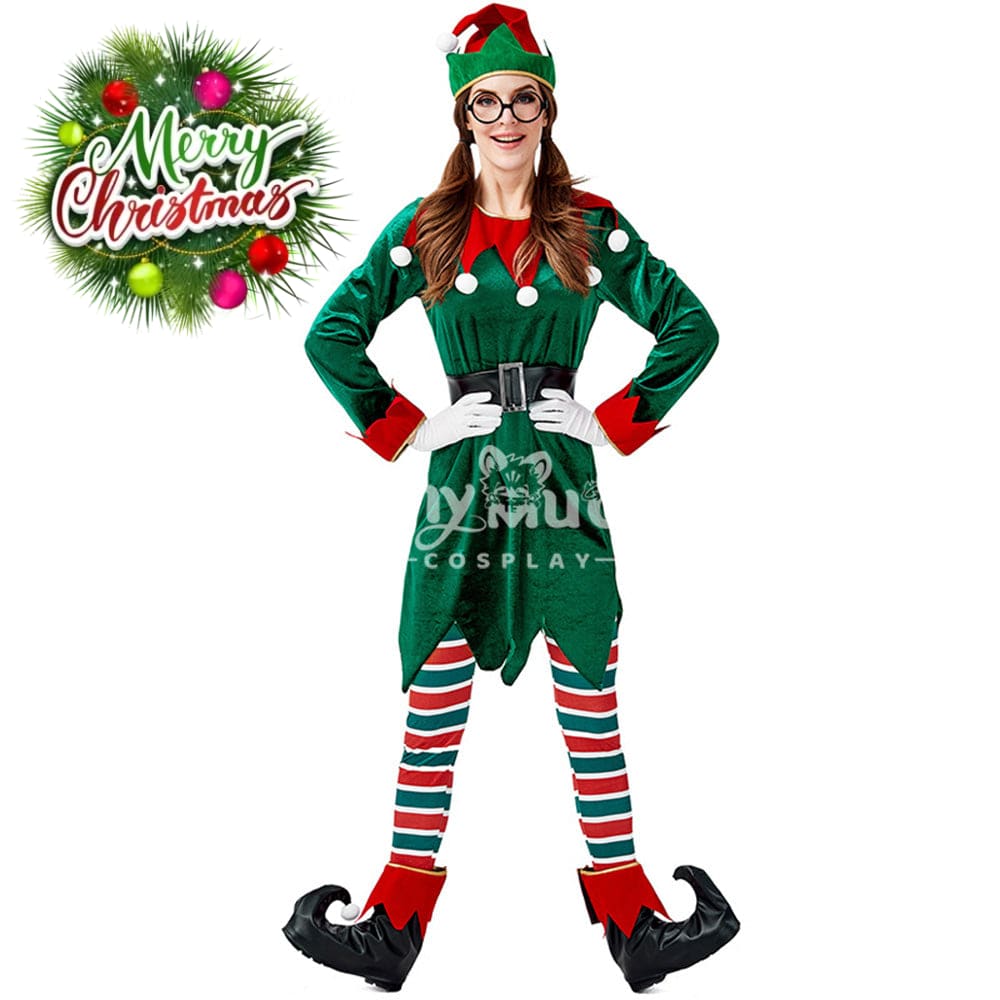 【In Stock】Christmas Cosplay Christmas Elf Costume Second Edition Costumes