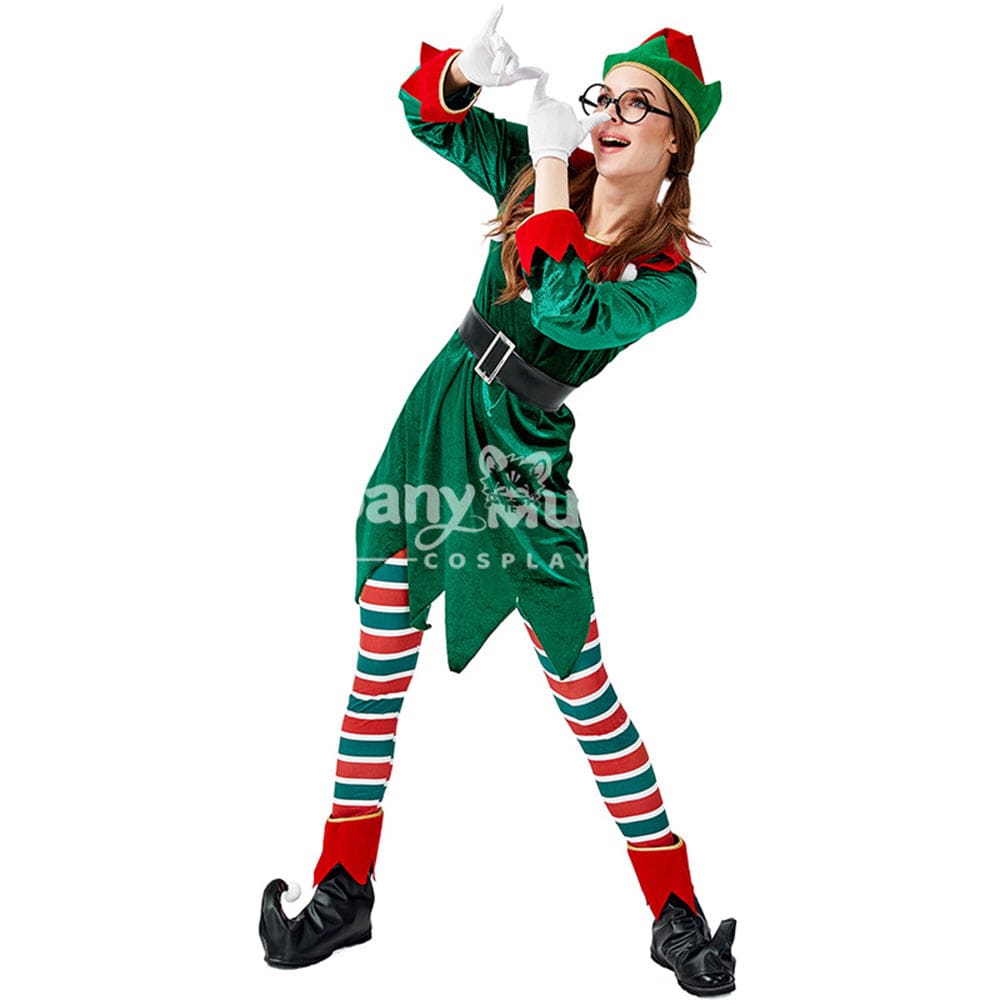 【In Stock】Christmas Cosplay Christmas Elf Costume Second Edition Costumes