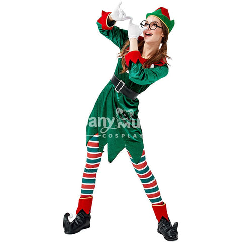 【In Stock】Christmas Cosplay Christmas Elf Costume Second Edition Costumes