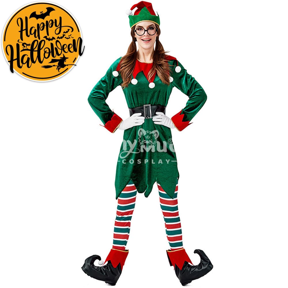 【In Stock】Christmas Cosplay Christmas Elf Costume Second Edition Costumes