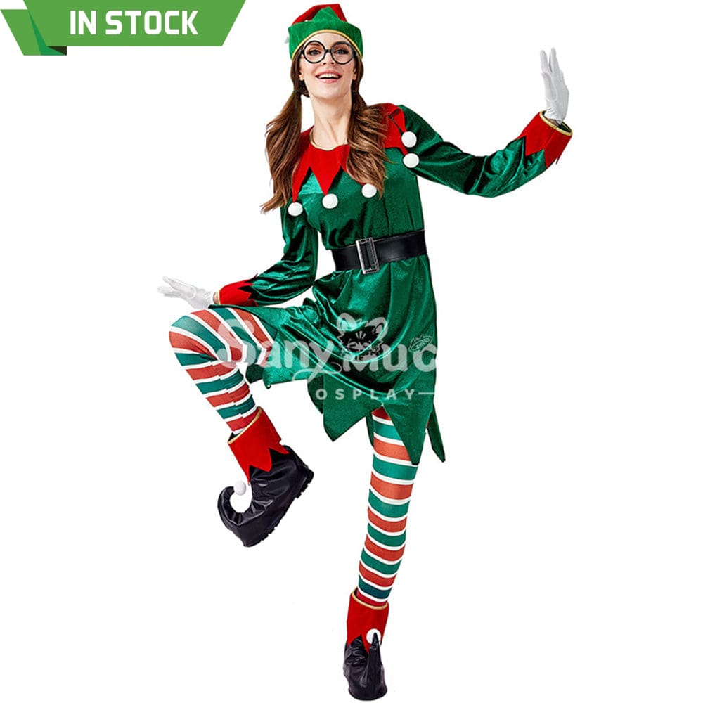 【In Stock】Christmas Cosplay Christmas Elf Costume Second Edition Costumes