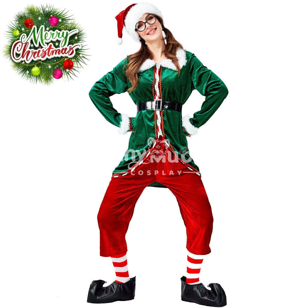 【In Stock】Christmas Cosplay Christmas Elf Female Costume Costumes