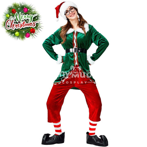 【In Stock】Christmas Cosplay Christmas Elf Female Costume Costumes
