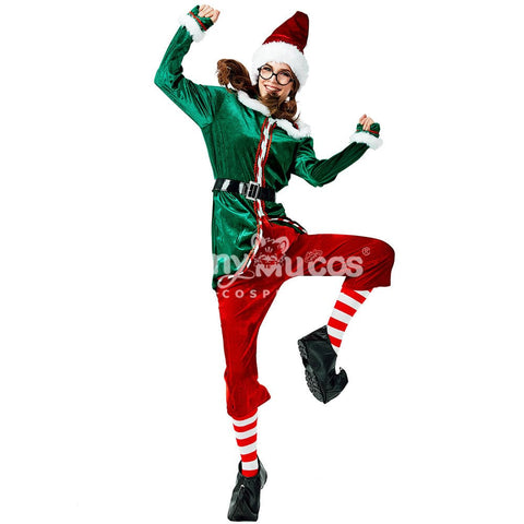 【In Stock】Christmas Cosplay Christmas Elf Female Costume Costumes