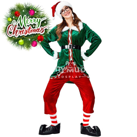 【In Stock】Christmas Cosplay Christmas Elf Female Costume Costumes