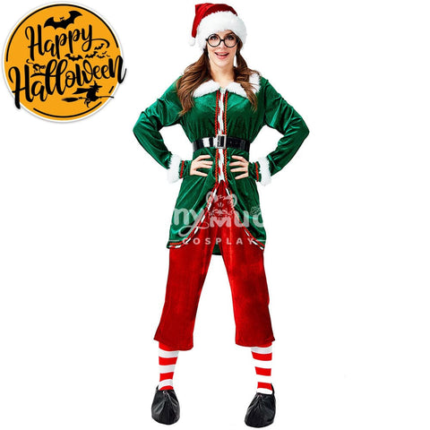 【In Stock】Christmas Cosplay Christmas Elf Female Costume Costumes