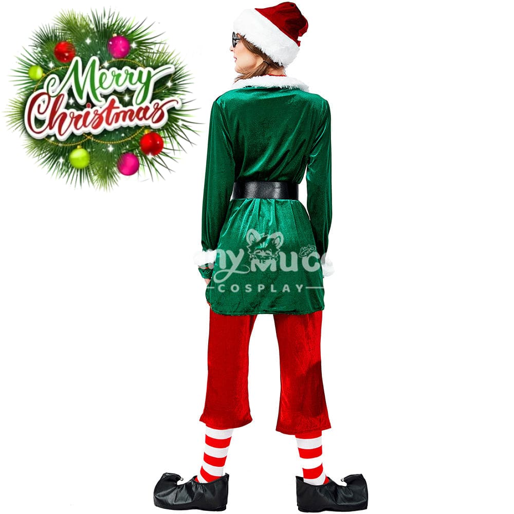 【In Stock】Christmas Cosplay Christmas Elf Female Costume Costumes