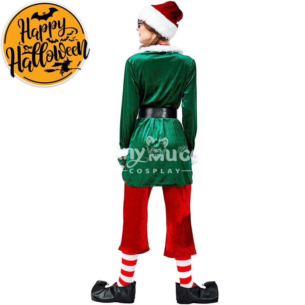 【In Stock】Christmas Cosplay Christmas Elf Female Costume Costumes