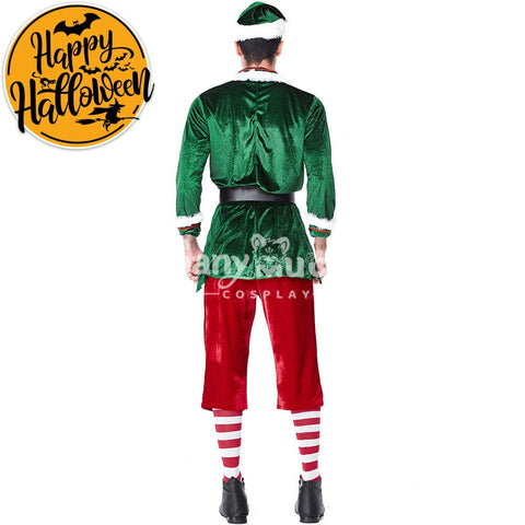 【In Stock】Christmas Cosplay Christmas Elf Male Costume Costumes