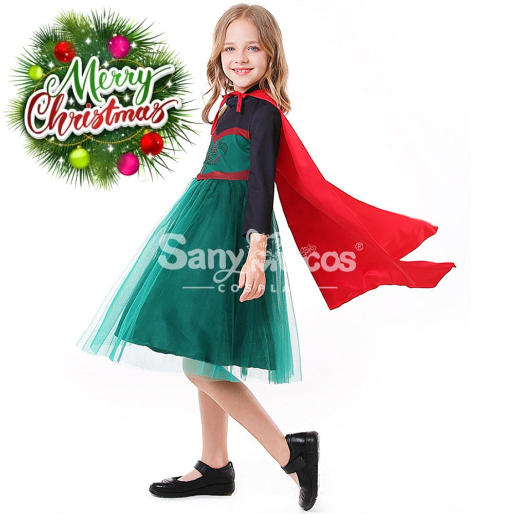 【In Stock】Christmas Cosplay Fairy Queen Costume Kid Size Costumes