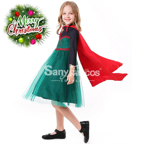 【In Stock】Christmas Cosplay Fairy Queen Costume Kid Size Costumes