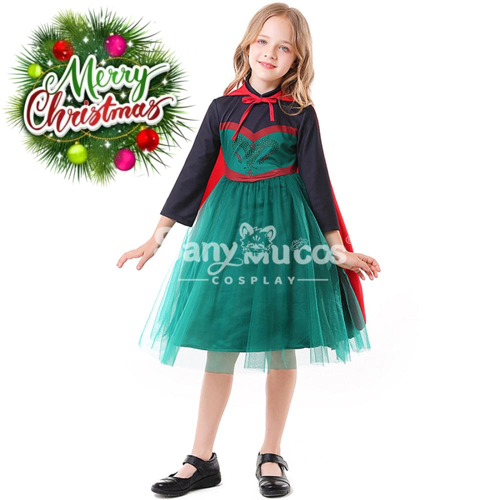 【In Stock】Christmas Cosplay Fairy Queen Costume Kid Size Costumes