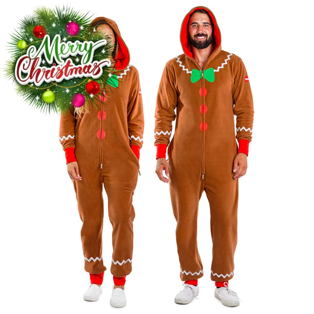 【In Stock】Christmas Cosplay Gingerbread Man Costume Costumes